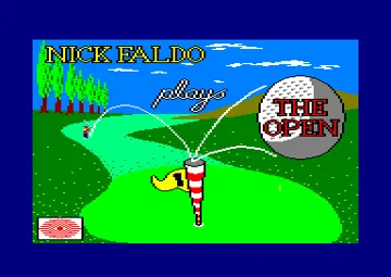 Nick Faldo Plays The Open (UK) (1986) screen shot title